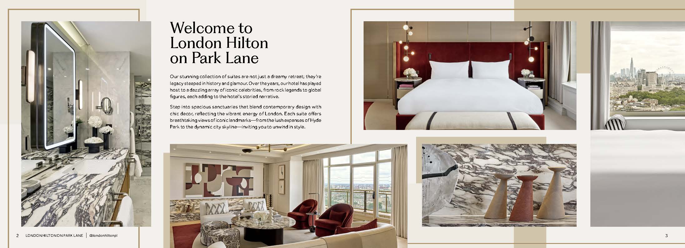 london hilton on park lane brochure
